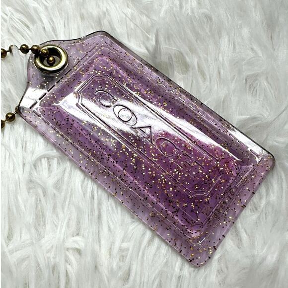 3" COACH Poppy Fob Bag Charm Hang tag Hangtag - Picture 1 of 2